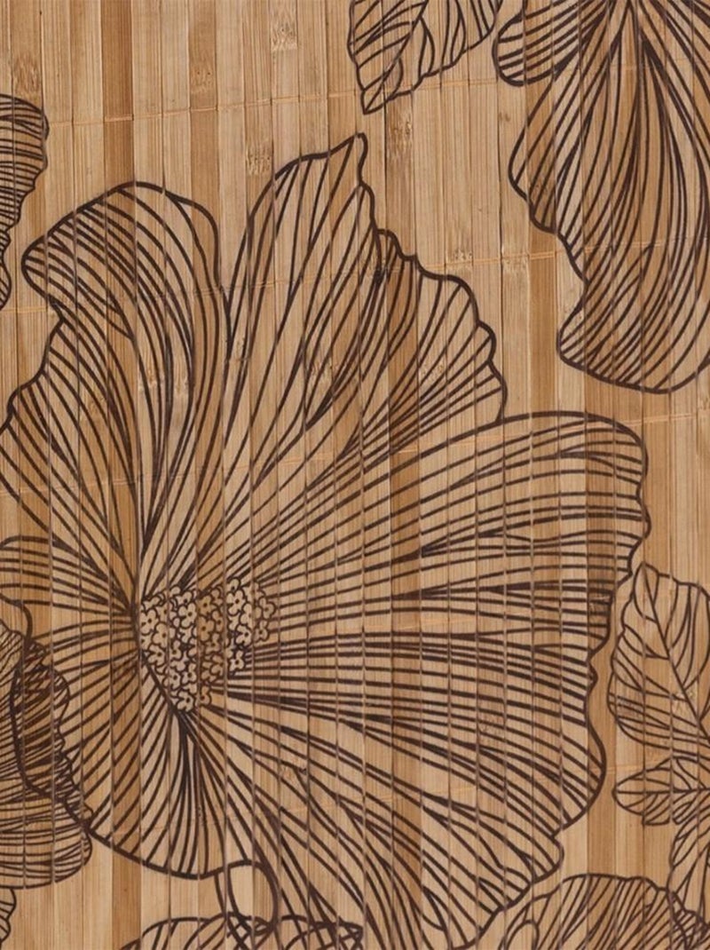 Panier à linge bambou Blackflora Beige - Kiabi