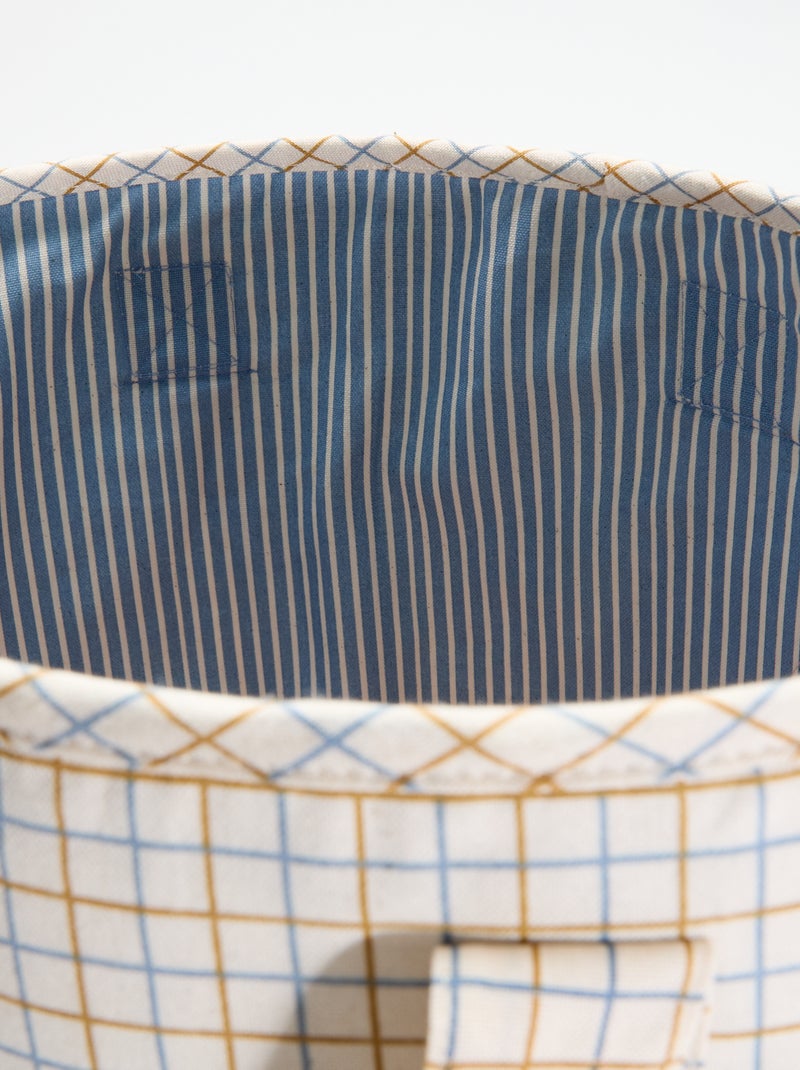 Panier à linge Bleu - Kiabi