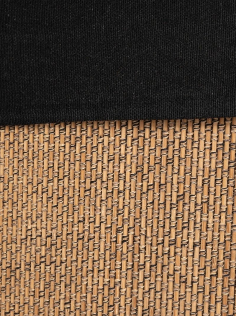 Panier à linge d'angle 48L en bambou Beige - Kiabi