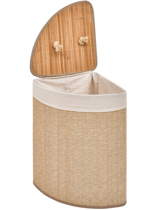 Panier à linge d'angle 48L STEMY - Kiabi