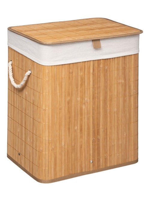 Panier à linge design Bamboo - Kiabi