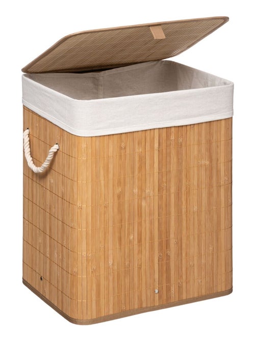 Panier à linge design Bamboo - Kiabi