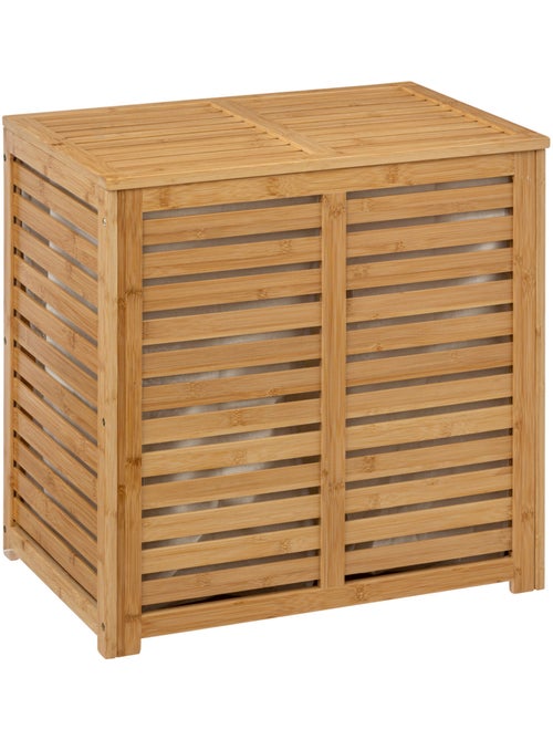 Panier à linge double 50L SICELA - Kiabi
