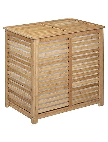 Panier à linge double Sicela bambou
