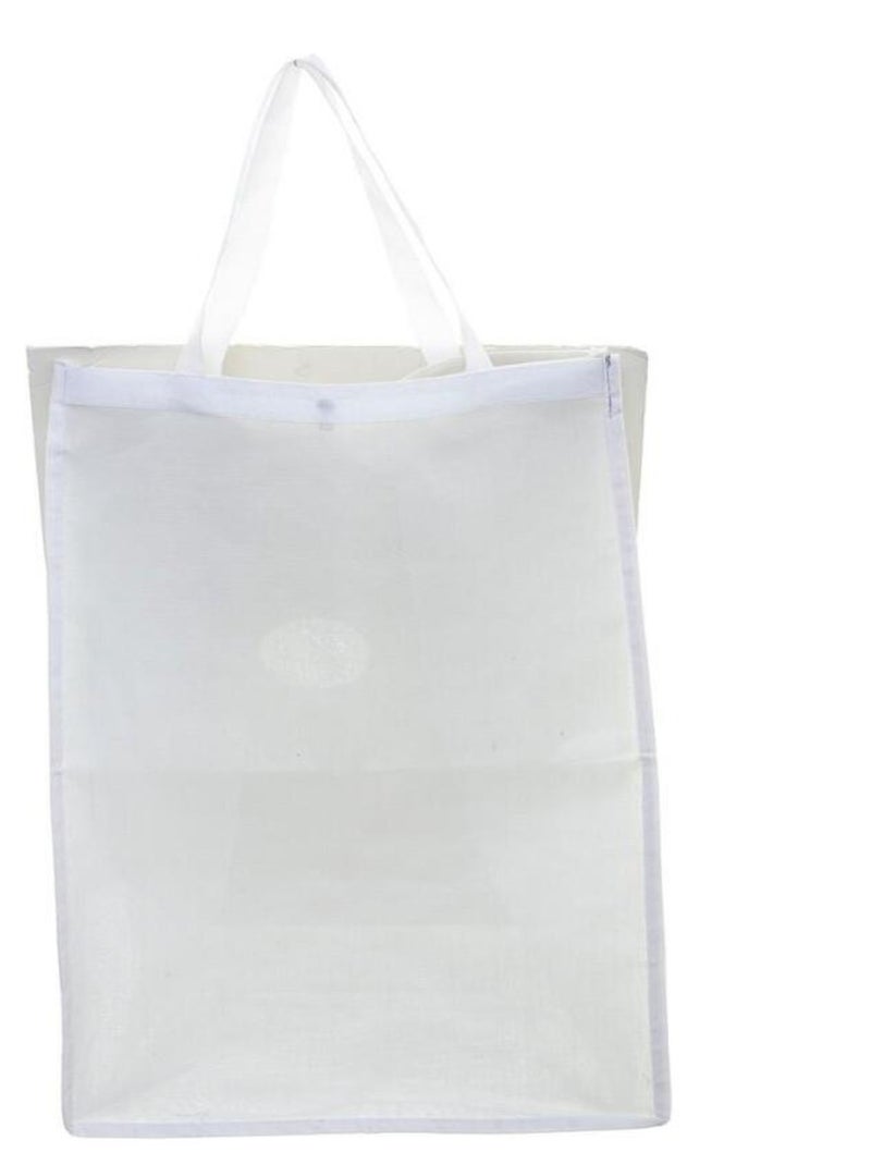 Panier à linge double Sicela bambou Beige - Kiabi