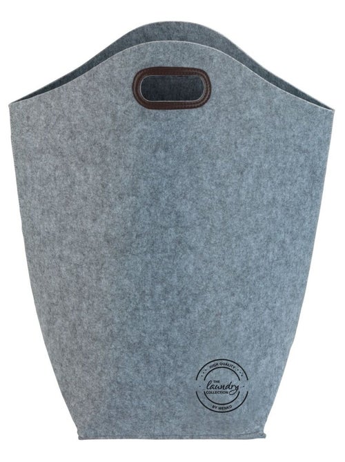 Panier à linge en feutrine Scandi - L. 45 x H. 60 cm - Kiabi