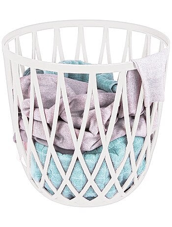 Panier à linge et tabouret de salle de bains OMIO