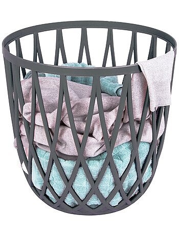 Panier à linge et tabouret de salle de bains OMIO