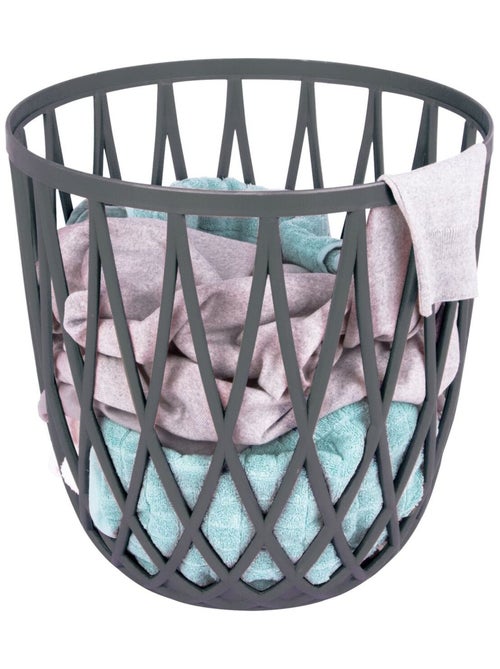 Panier à linge et tabouret de salle de bains OMIO - Kiabi
