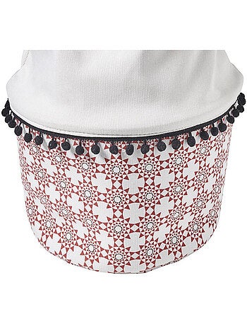 Panier à linge Guy Levasseur Merida 25 L polycoton terracotta 30 x 40 cm