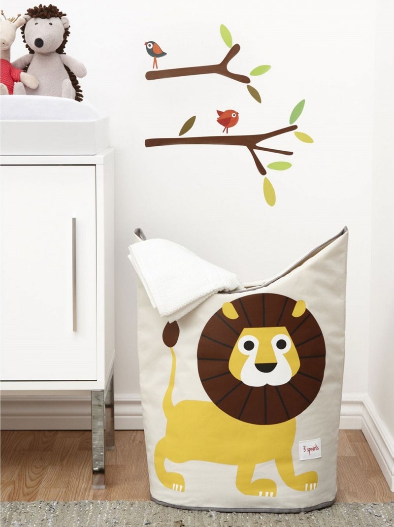 Panier à linge Lion Jaune - Kiabi