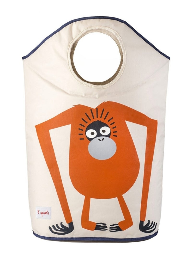 Panier à linge Orang Outan Orange - Kiabi