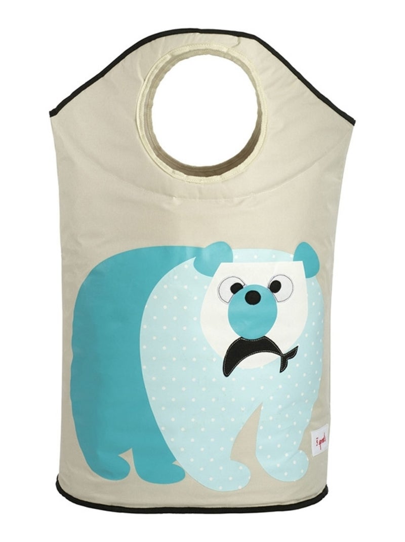Panier à linge Ours polaire Bleu - Kiabi