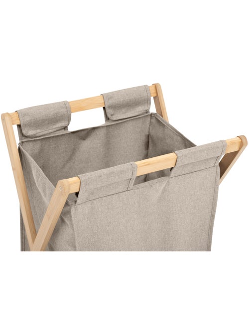 Panier à linge pliable 50L TIDY - Kiabi Panier à linge pliable 50L TIDY - Kiabi