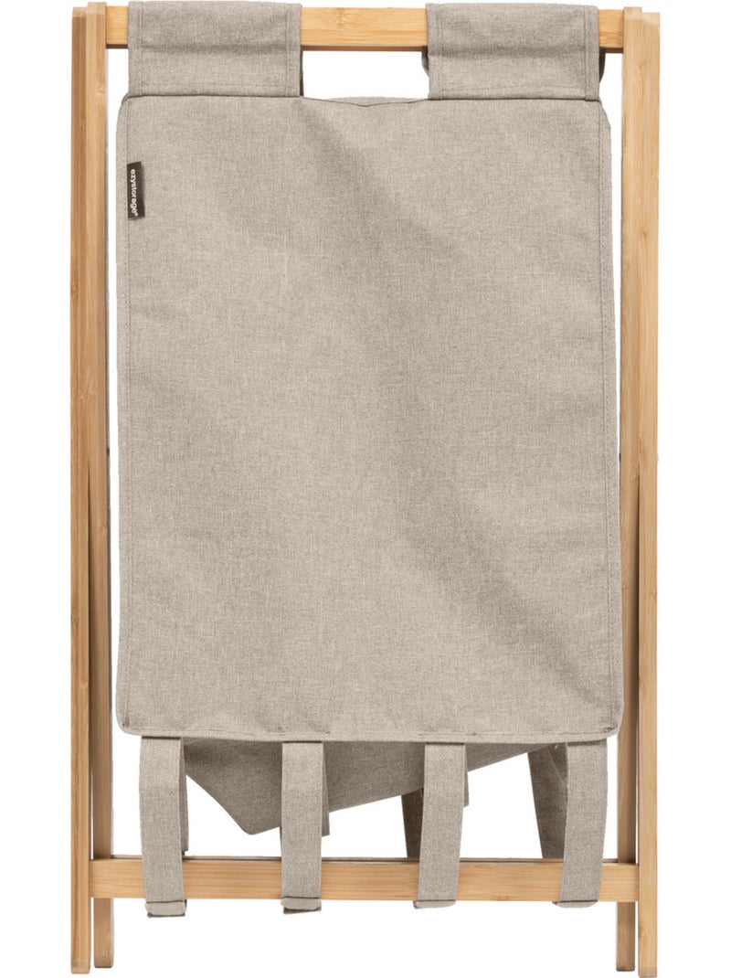 Panier à linge pliable 50L TIDY Beige - Kiabi