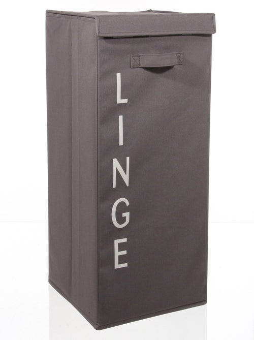 Panier à linge pliable avec tissu imprimé - Kiabi