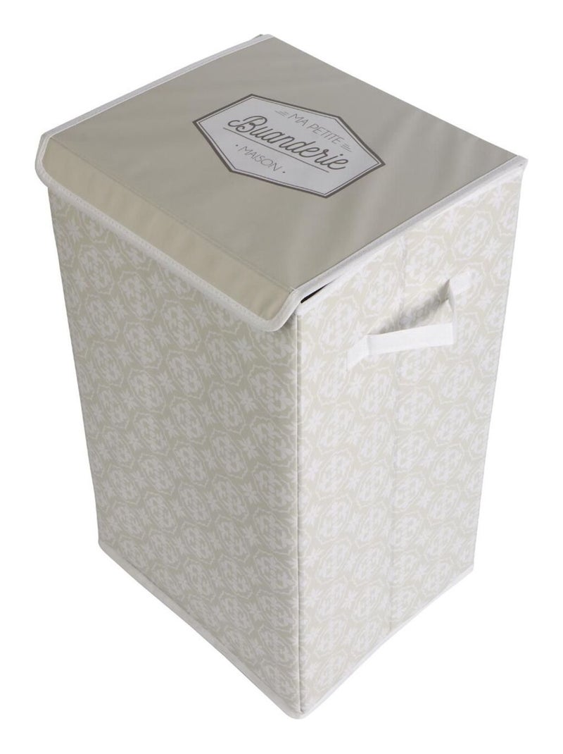 Panier à linge pliable Beige - Kiabi