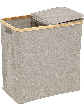 Panier à linge pliable double 80l tidy