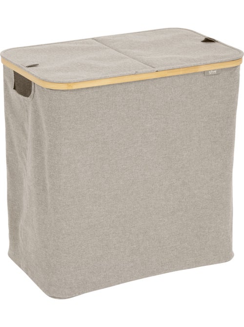 Panier à linge pliable double 80L TIDY - Kiabi