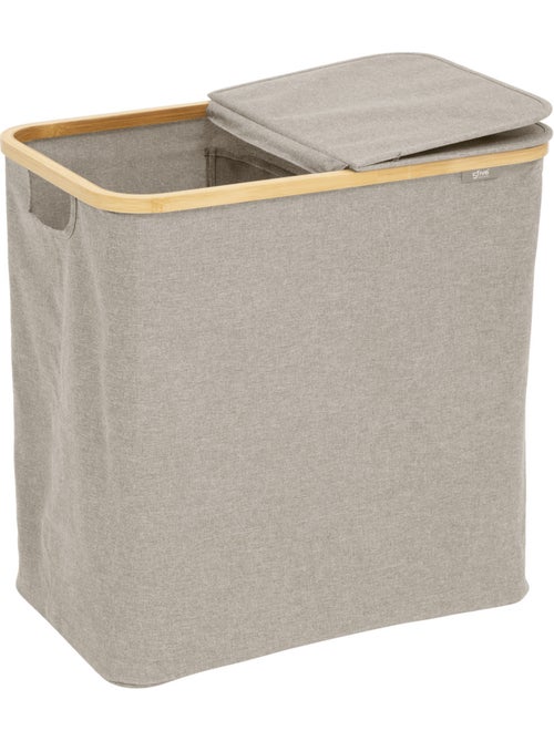 Panier à linge pliable double 80L TIDY - Kiabi
