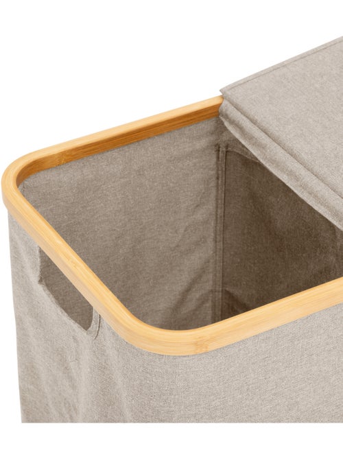 Panier à linge pliable double 80L TIDY - Kiabi