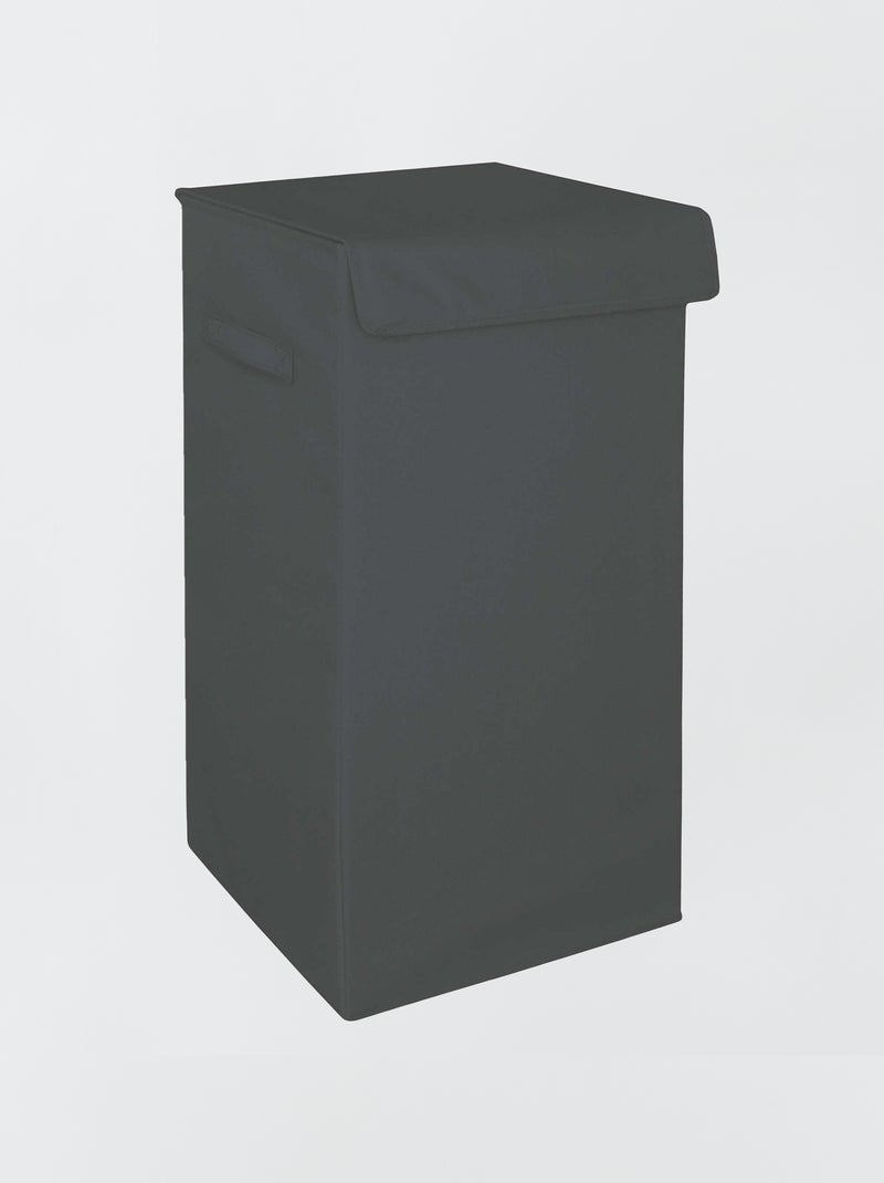 Panier à linge pliable intissé anthracite - Kiabi