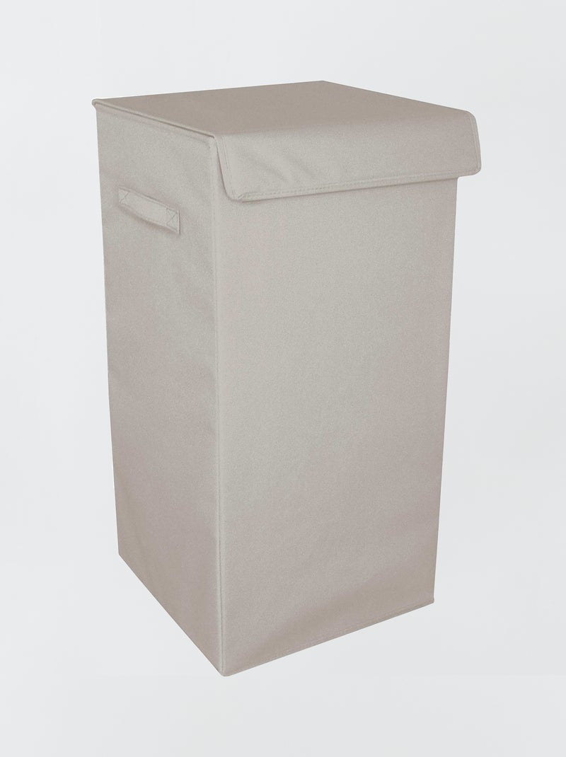 Panier à linge pliable intissé gris clair - Kiabi