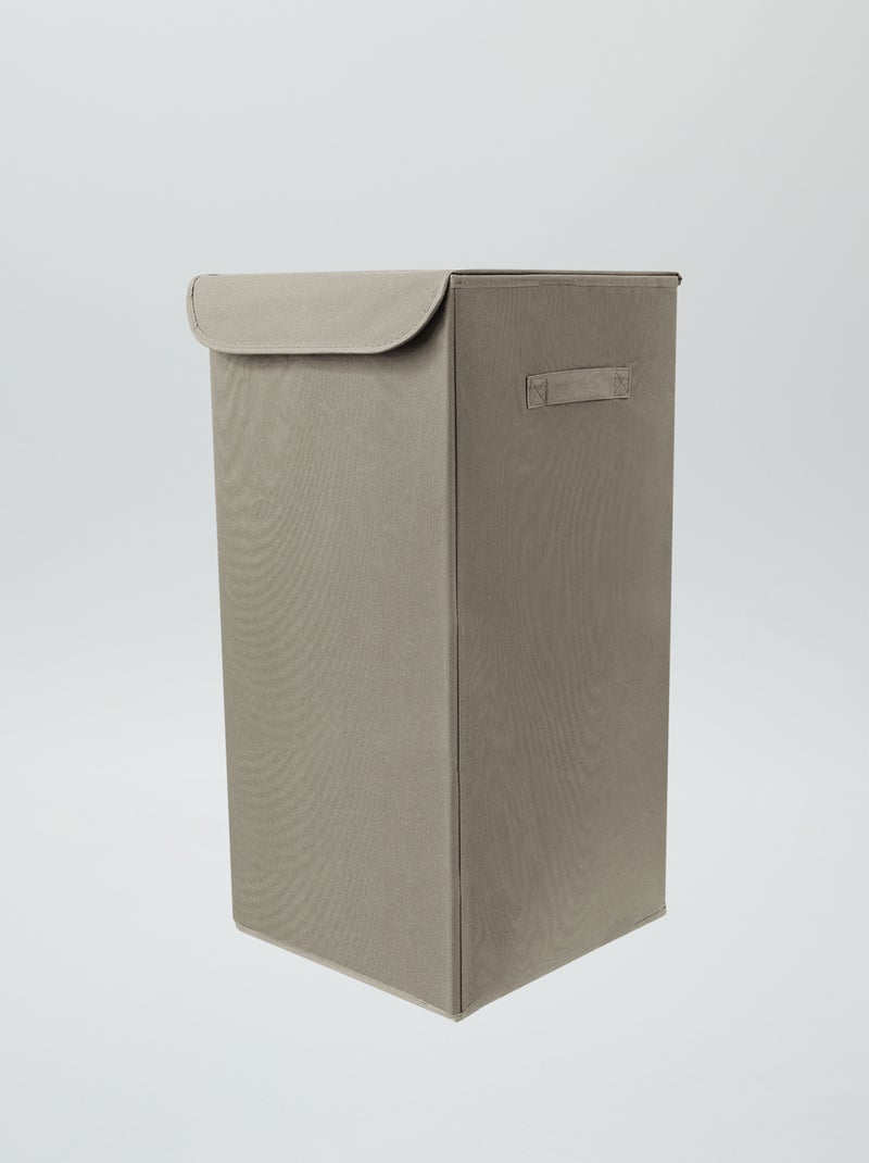Panier à linge pliable intissé taupe - Kiabi