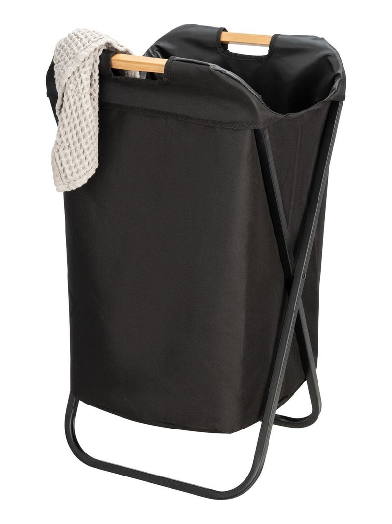 Panier à linge pliant design industriel LOFT Noir - Kiabi