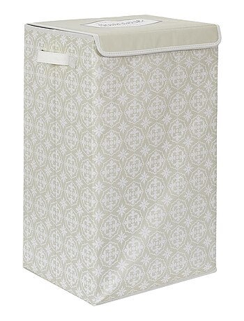Panier à linge rectangle pliable à motifs