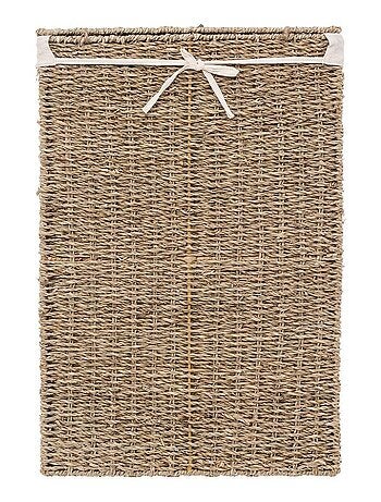 Panier à linge rectangle seagrass