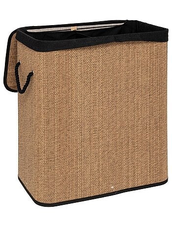 Panier à linge rectangulaire 100L en bambou