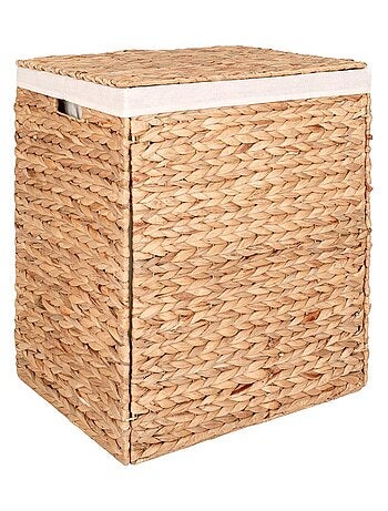 Panier à linge rectangulaire avec couvercle en - House Nordic