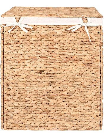 Panier à linge rectangulaire avec couvercle en - House Nordic