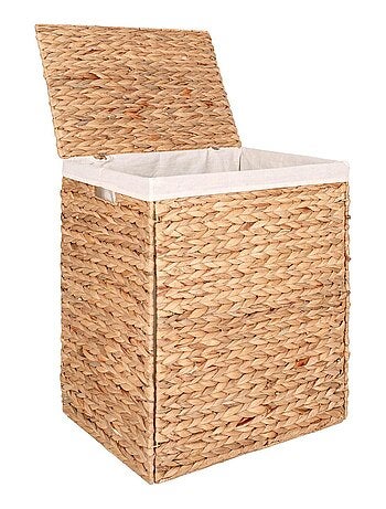 Panier à linge rectangulaire avec couvercle en - House Nordic
