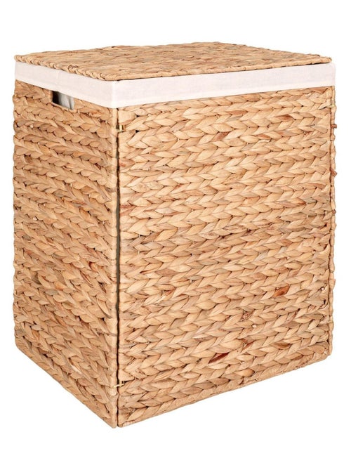 Panier à linge rectangulaire avec couvercle en - House Nordic - Kiabi