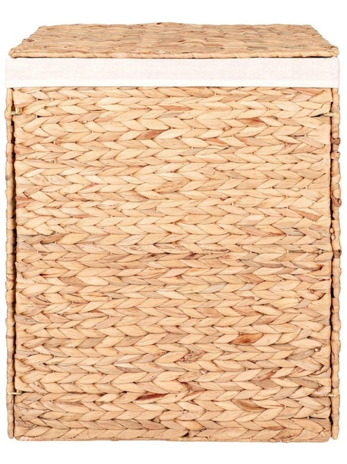 Panier à linge rectangulaire avec couvercle en - House Nordic - Kiabi