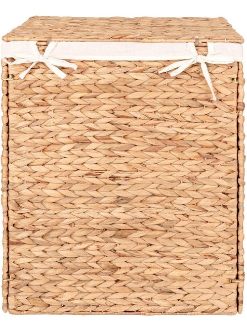 Panier à linge rectangulaire avec couvercle en - House Nordic - Kiabi