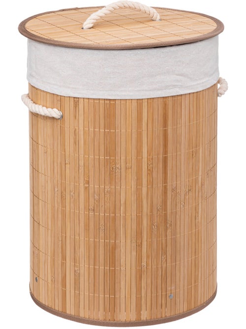 Panier à linge rond 48L - Kiabi Panier à linge rond 48L - Kiabi