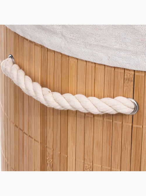 Panier à linge rond 48L - Kiabi Panier à linge rond 48L - Kiabi