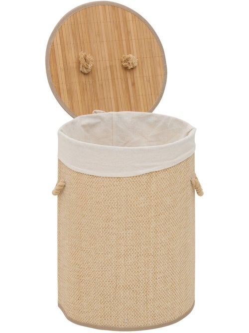 Panier à linge rond 48L STEMY - Kiabi