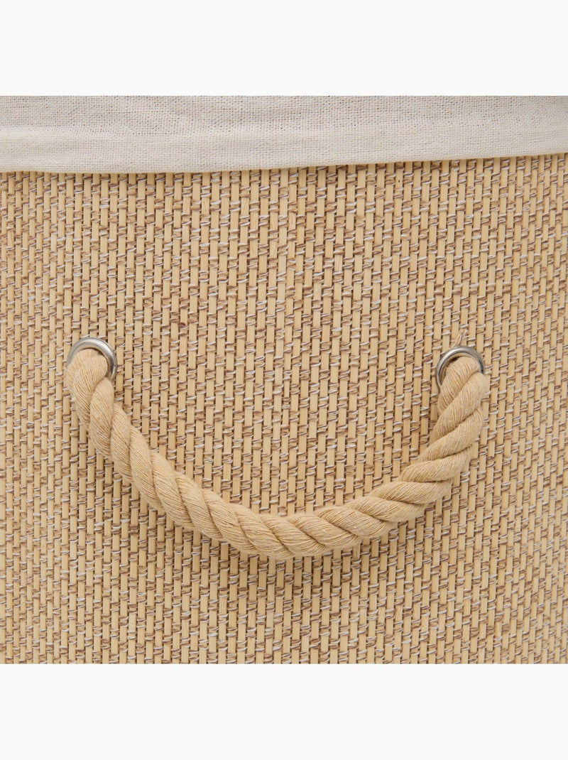 Panier à linge rond 48L STEMY Beige - Kiabi