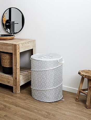 Panier à linge rond pliable avec poignées POP UP