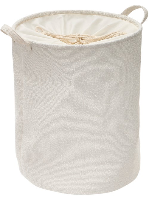 Panier à linge rond pliable BOUCLETTE - Kiabi