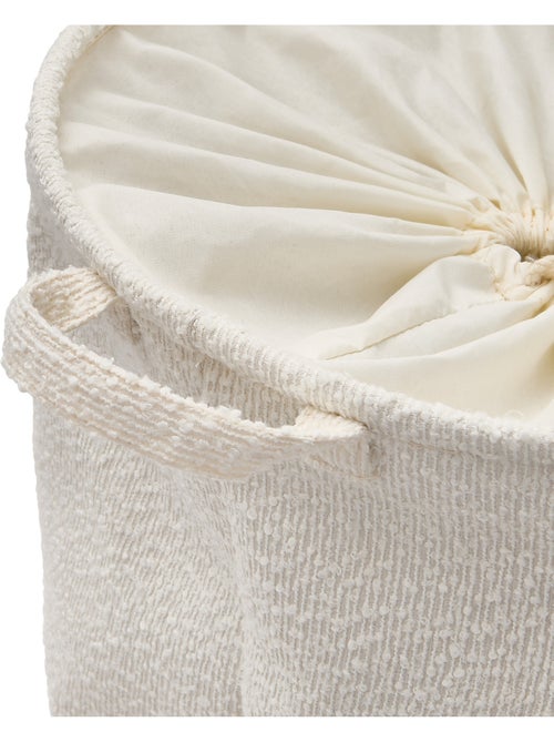 Panier à linge rond pliable BOUCLETTE - Kiabi