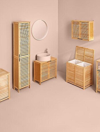 Panier à linge Sicela bambou