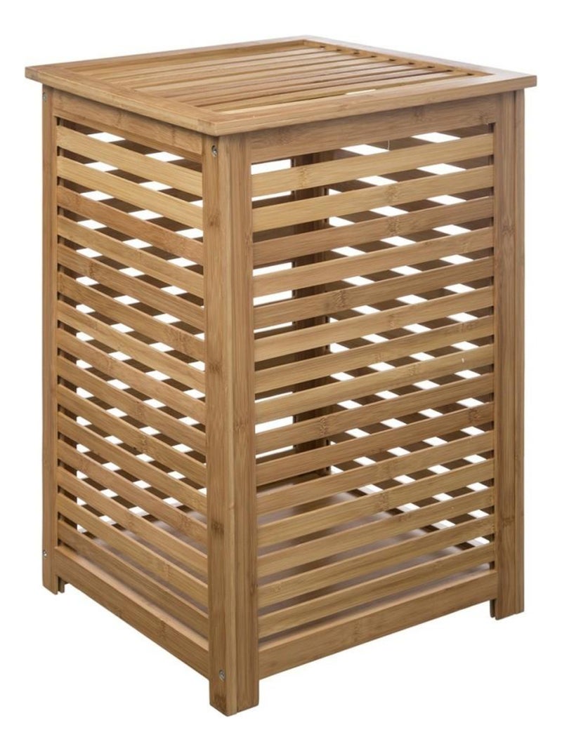 Panier à linge Sicela bambou Beige - Kiabi