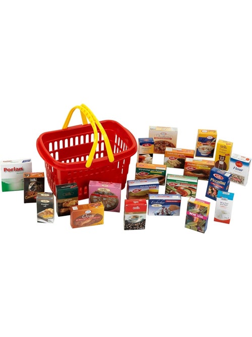 Panier à provisions garni avec double anse - Kiabi