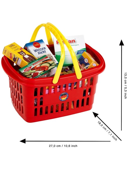 Panier à provisions garni avec double anse - Kiabi