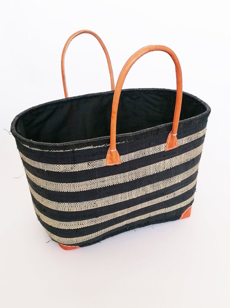 Panier Ambanja GM Bleu Marine avec pochon Bleu marine - Kiabi
